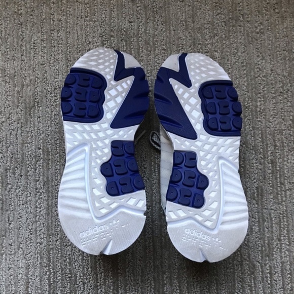 Adidas Nite Jogger in Raw White/Grey/Active Blue NWT main image 6